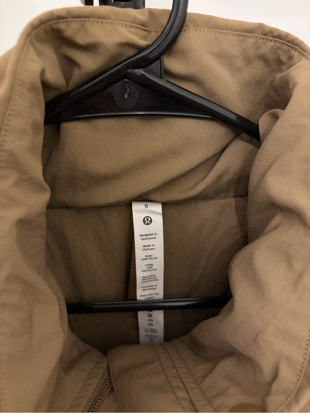 NWT Lululemon Always Effortless Long Jacket Sz 6- olive color - Picture 5 of 7